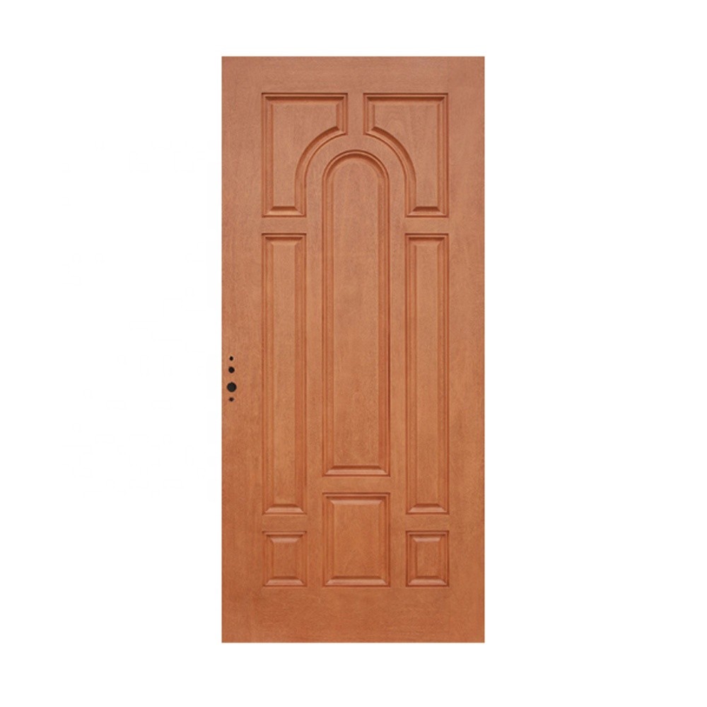 Wholesale New Design Wood Grain Texture Decorative Glass Inserts Entry Door Apartment With Low Price from china suppliers