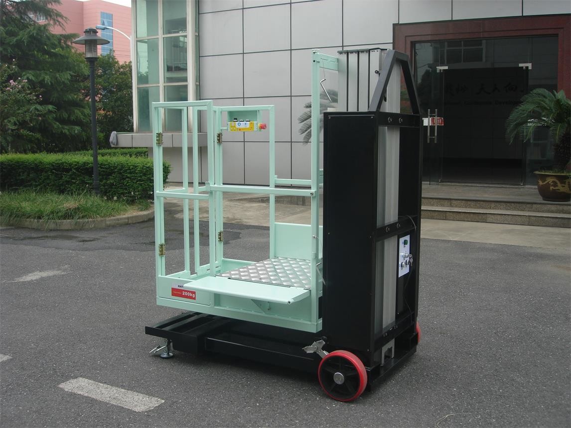 Wholesale Mast Type Semi - Electric Aerial Order Picker Manual Push Around For One Person from china suppliers