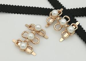Wholesale Big Pearl Zinc Alloy Buckle 35*2MM 5.3g Easy To Assemble Environmental Plated from china suppliers
