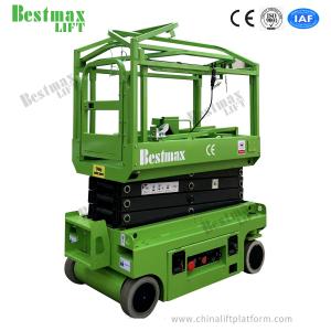 Wholesale Long Time Mx390s Electric Mini Scissor Lift With Hydraulic Turning Wheels from china suppliers