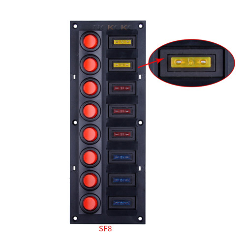 Wholesale Black 12v Rocker Switch Panel ,  IP68 3 Way Rocker Switch Marine from china suppliers