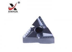 Wholesale Tungsten CNC Cemet Cutting Inserts For Turning Tools , Triangle Carbide Inserts TNMG160404-VF from china suppliers