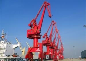 China 8.5m-30m Working Radius 300t Shipyard Port Cranes Four Link Door Base Boom Lift Crane on sale