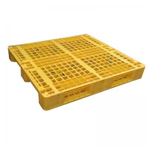 Wholesale Euro type HDPE single faced grid 9 feet plastic pallet from china suppliers