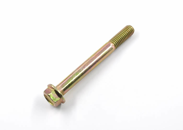 Wholesale Yellow Zinc Plated ASME Grade 5 Hex Flange Head Bolt Used in Construction Fields from china suppliers