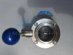 Wholesale Stainless Steel Manual Welded/Threaded Butterfly Valve (ACE-DF-4D) from china suppliers