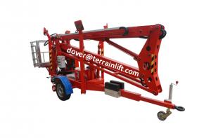 China Cheap Mobile Boom Lift, PTS Mobile Trailer Boom Lift, Quality Cheap Mobile Boom Lift on sale