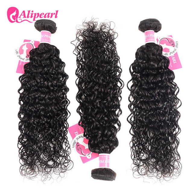 Wholesale 8A Quality Virgin Brazilian Human Hair Bundles Water Wave No Oiled Gloosy from china suppliers