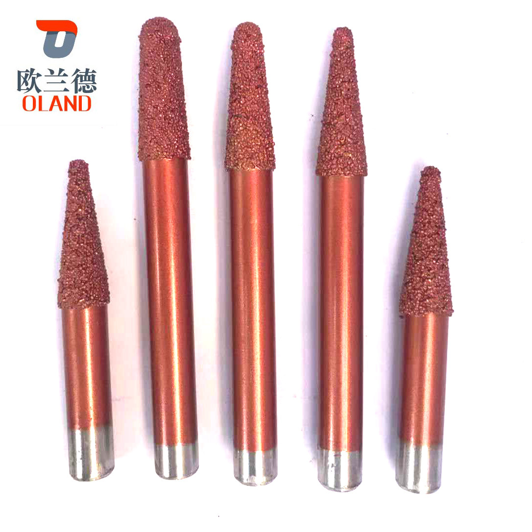 Wholesale Multi Layer Vacuum Brazed Sculpture Carving Tools 90mm Overall Length from china suppliers
