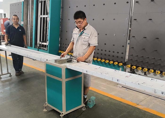 Wholesale Portable Aluminum Spacer Bar Cutting Machine 0.55 Kilowatt Easy Maintenance from china suppliers