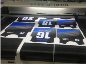 Wholesale Football Jersey Vision Laser Cutting Machine For Cutting Digital Printing Sublimation Textile Fabrics from china suppliers