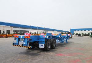 Wholesale Commercial Small Flatbed Trailer 35 Tons Port Yard Chassis For Container Transporting from china suppliers