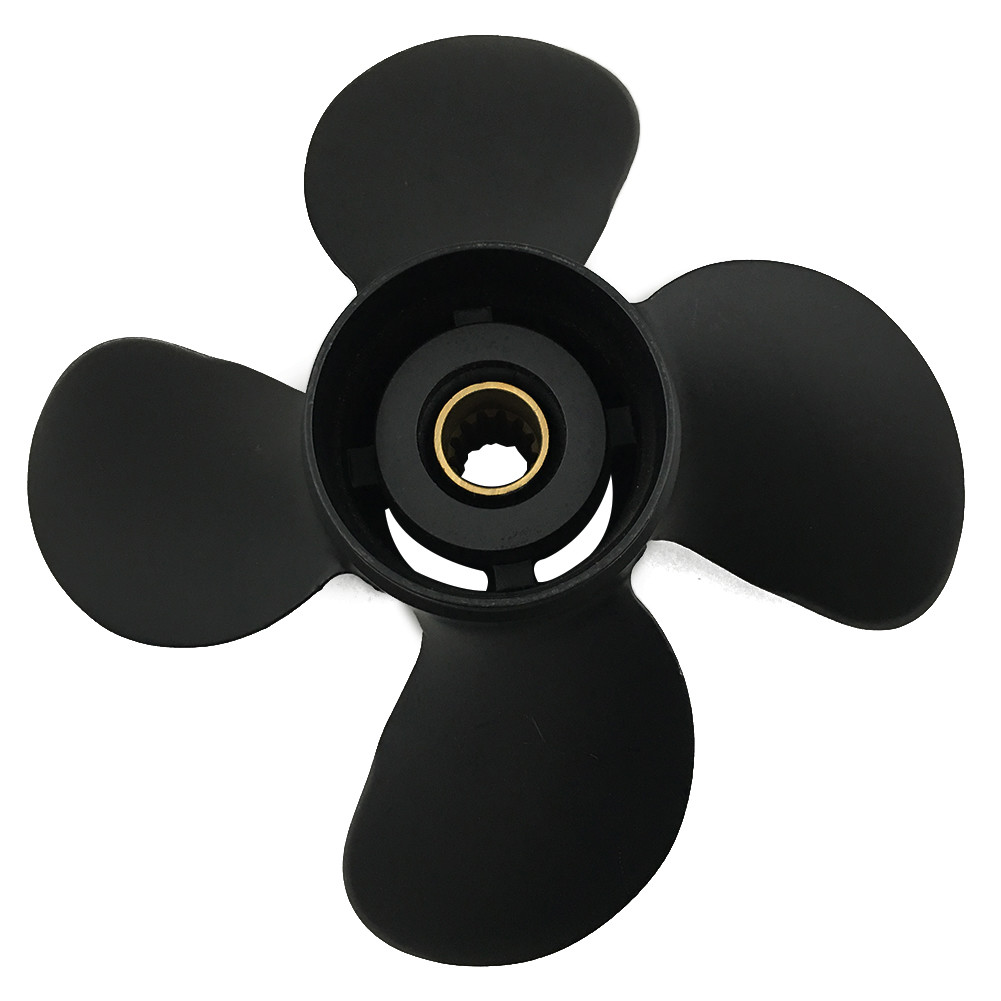 Wholesale 4 Blade Boat Motor Honda 9.9 Outboard Propeller 13inch Pitch from china suppliers