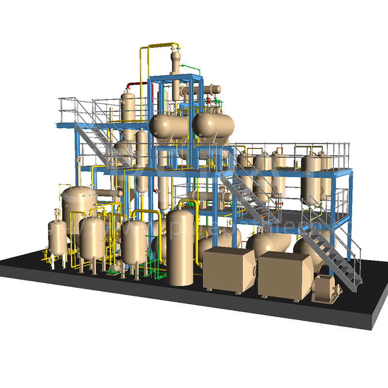 Buy cheap High Viscosity Base Oil Distillation Equipment 50 Tons Per Day from wholesalers