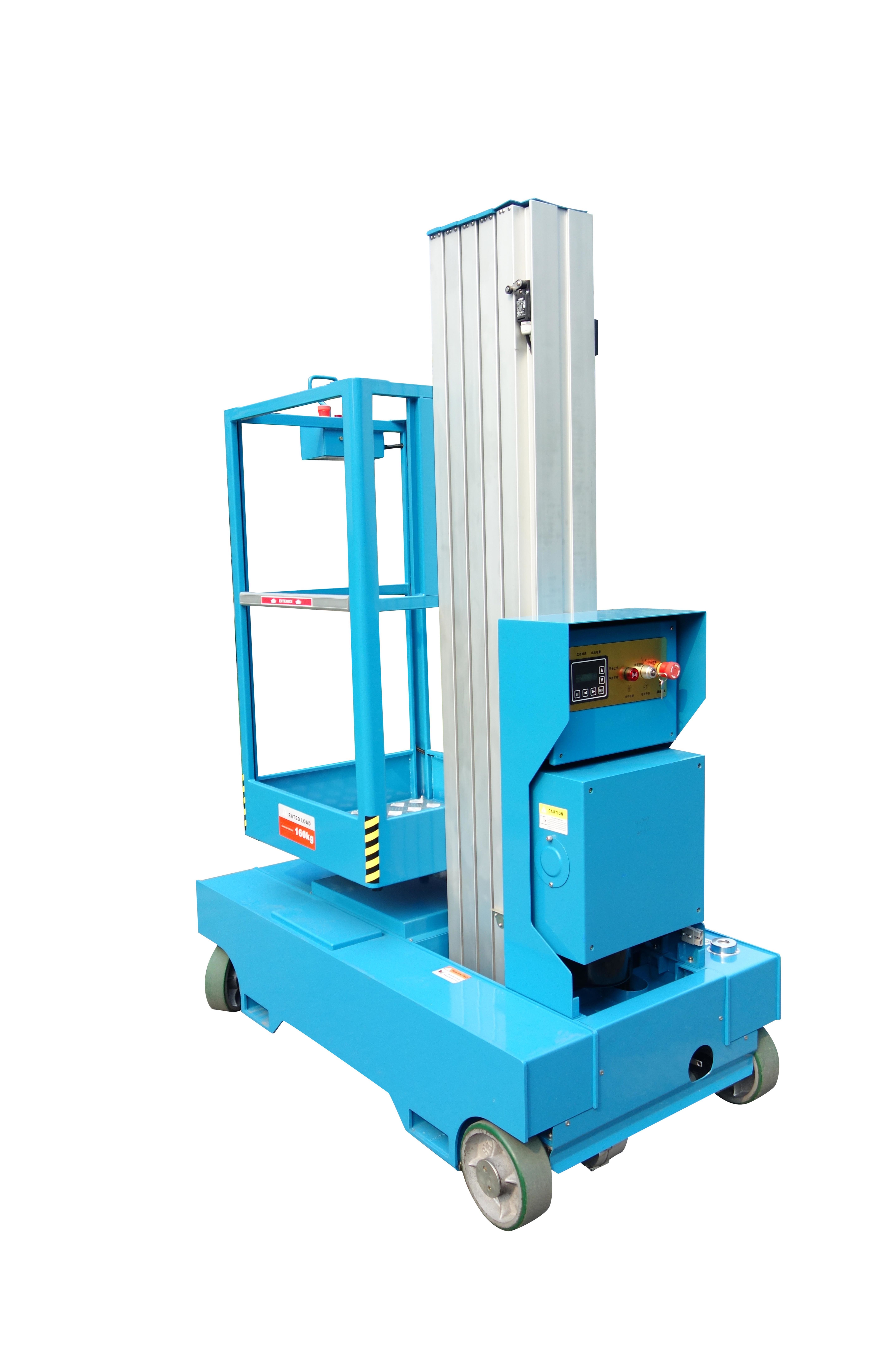 Wholesale Single Mast Self Propelled Work Platform , Mobile Elevated Platform For Indoor Maintenance from china suppliers