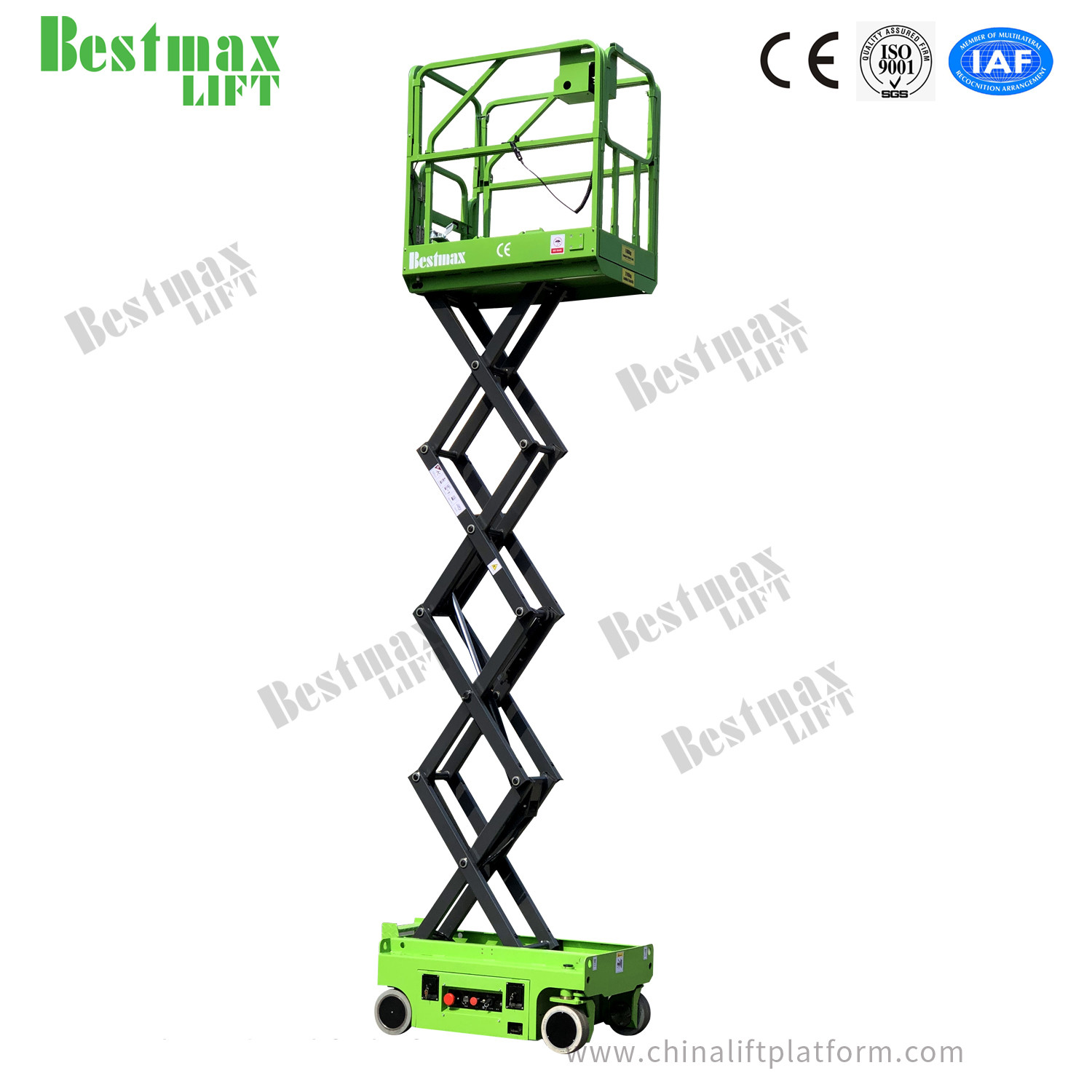 Wholesale MX390S Mobile Scissor Lift Platform Hydraulic Turning Wheels Type With CE from china suppliers