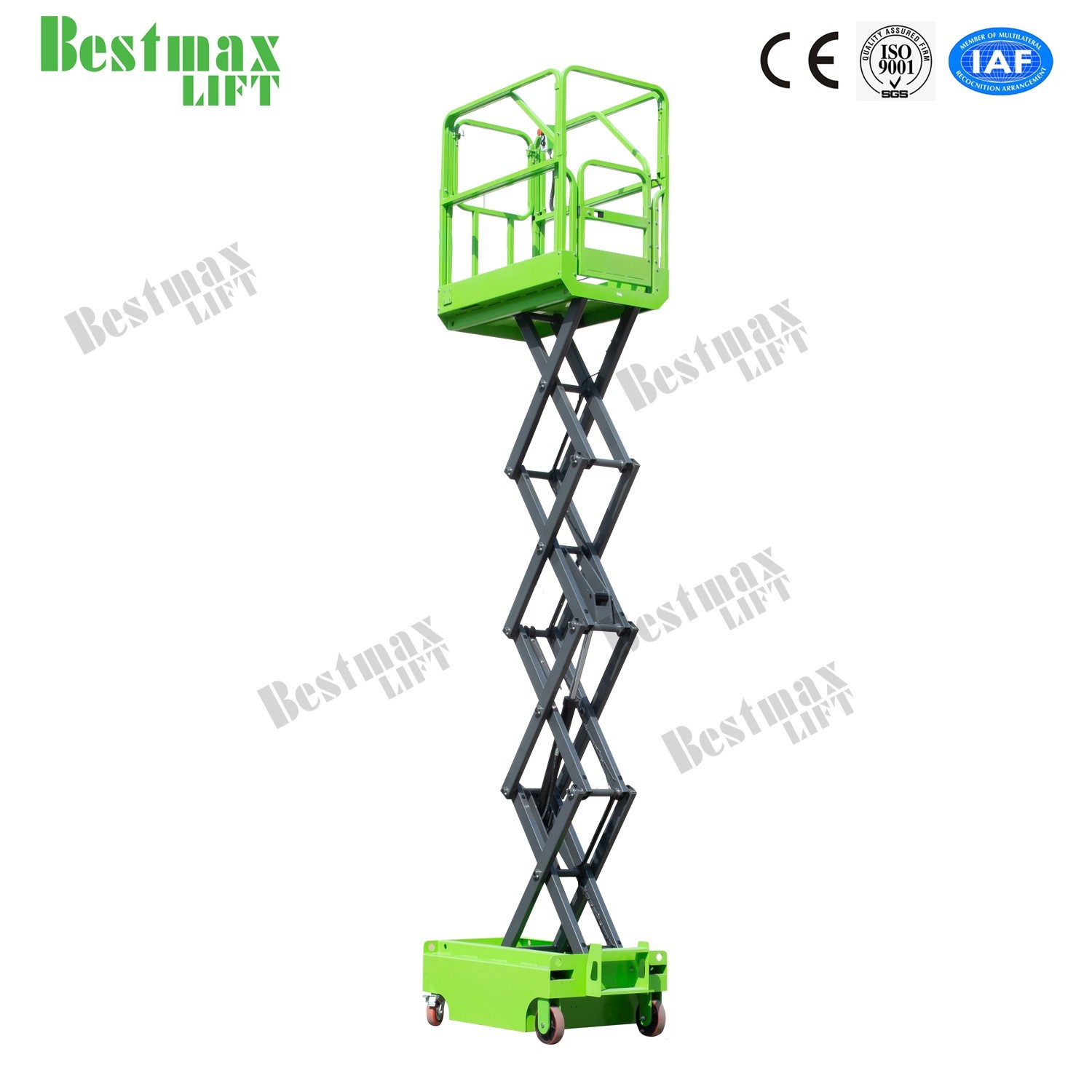 Wholesale MK390 3.9m 240kg Load Capacity Scissor Work Platform Mini Type With DC Power from china suppliers
