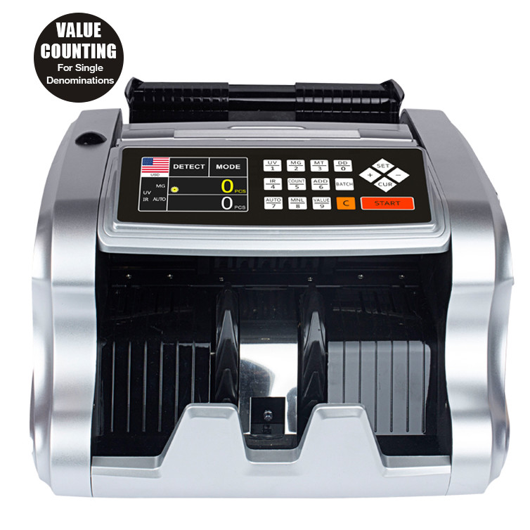 Wholesale LCD TFT Display 110mm Money Counter Machines SGD Battery Operated Money Counting Machine from china suppliers