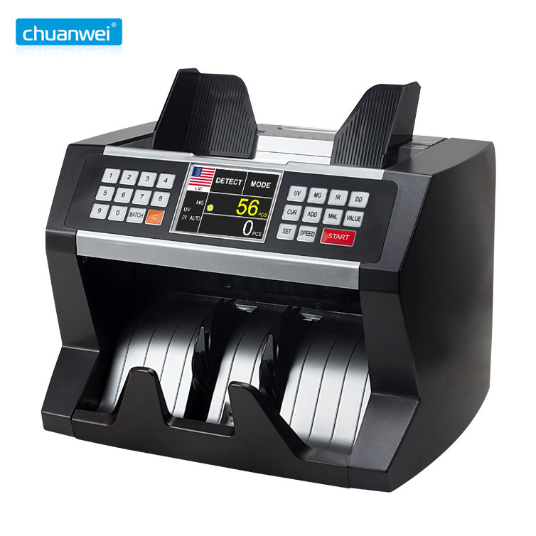Wholesale UV IDR Multi Currency Counting Machine 175mm EUR Front Loading Compact Money Counter from china suppliers