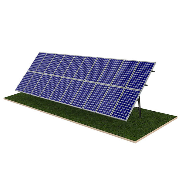 Steel Pile Solar Panel Ground Mounting Systems Rapid Installation 20M Max Building Height