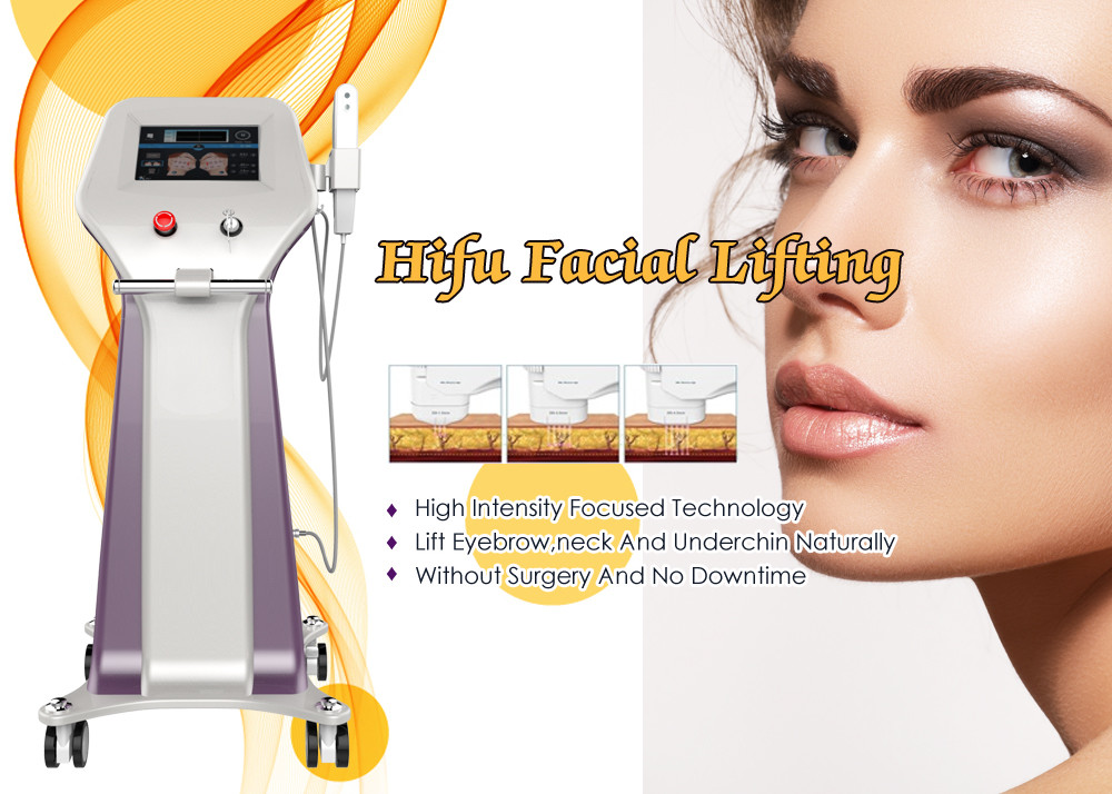 Wholesale Professional Ultrasonic HIFU Facelift Machine / Hifu Skin Tightening Machine from china suppliers