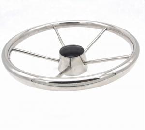 Wholesale SGS 200KG 316 Stainless Steel Marine Boat Steering Wheels  Plastic Polish from china suppliers