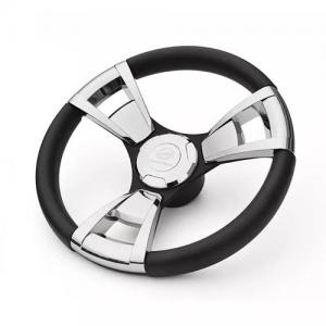 Wholesale AISI 350mm Polished Aluminium Racing Plastic Steering Wheel 316ss from china suppliers