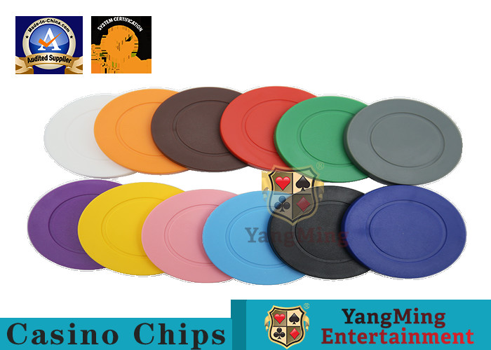 Wholesale Lightweight ABS Hotstamping Logo Dice Poker Chip / Colorful Roulette Poker Chips from china suppliers