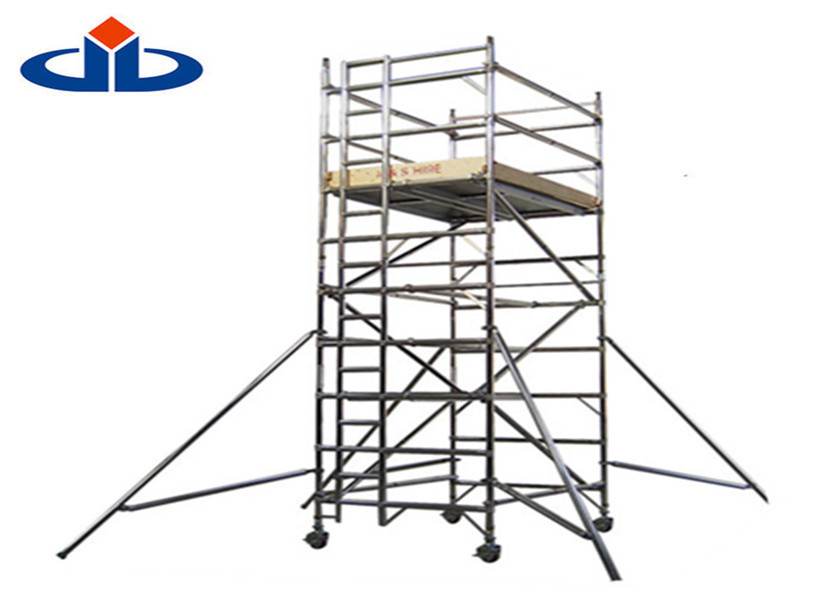 Wholesale 0.3 KN Aluminium Scaffolding Frame System Mobile Light Platform Scaffold Tower from china suppliers