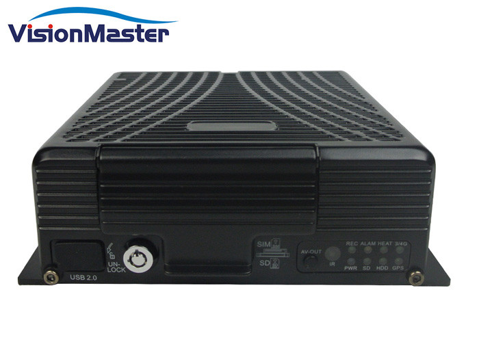 Wholesale 2TB HDD 3G / 4G Mobile DVR 8 Levels For School Bus CCTV System GPS Tracking from china suppliers