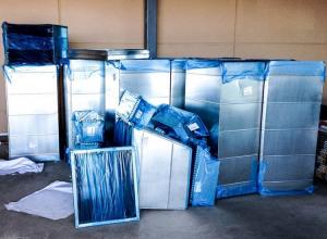 Wholesale Linear Low Density Polyethylene 200 Ft 24" Blue Plastic Duct Wrap from china suppliers
