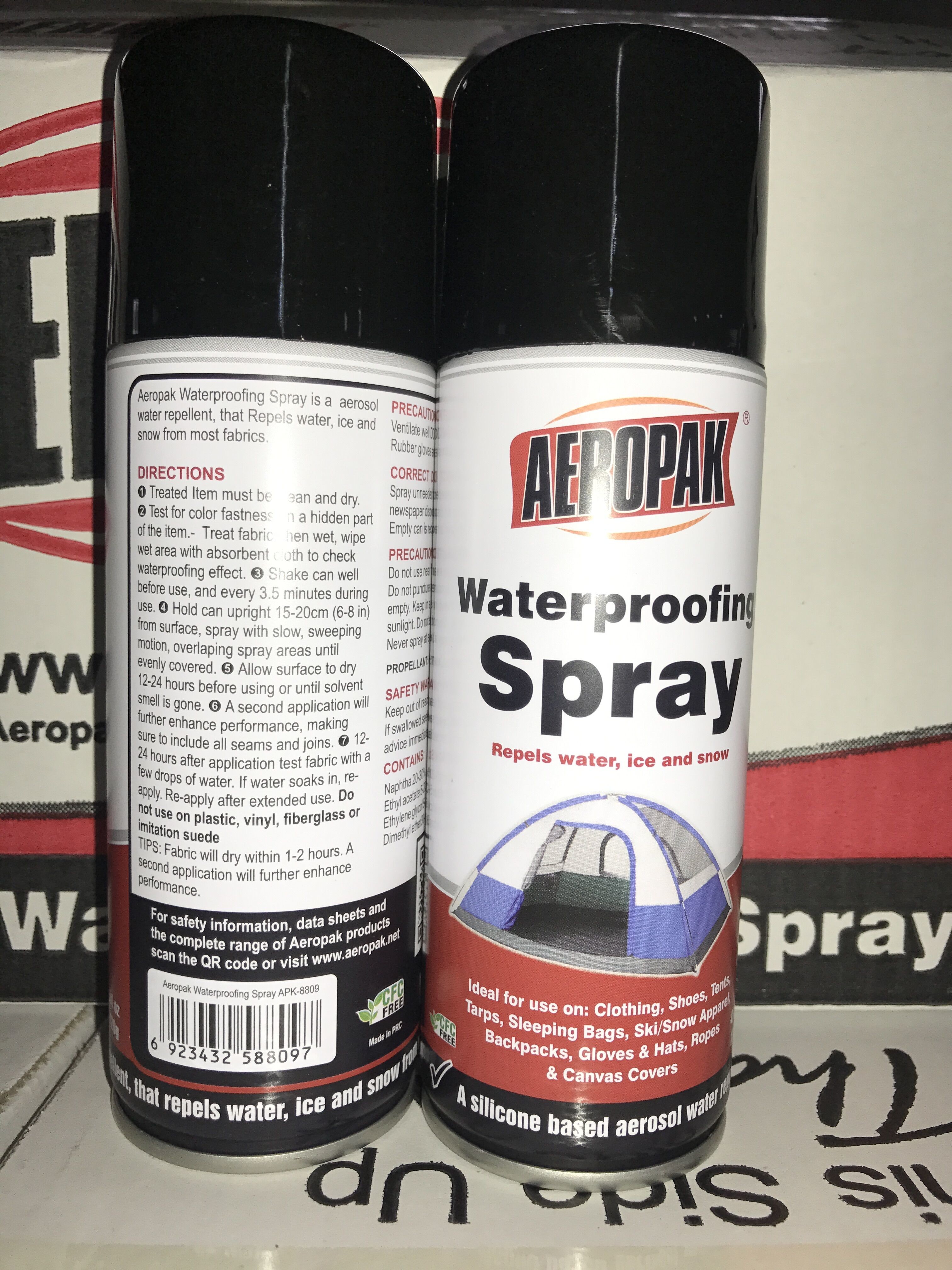 Wholesale AEROPAK high performance protection spray waterproof spray for shoes, clothes, tents from china suppliers