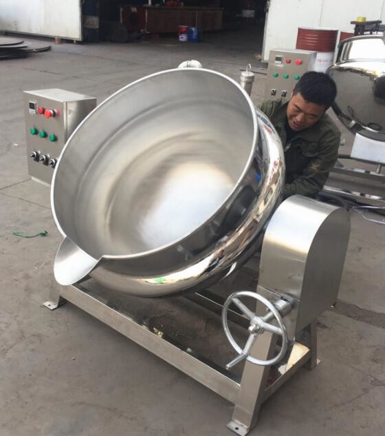 Wholesale Large Cooking Pots/Double Boiler Pot/Stainless Steel Double Jacketed Cooking Kettle Electric Jacket Boiler from china suppliers