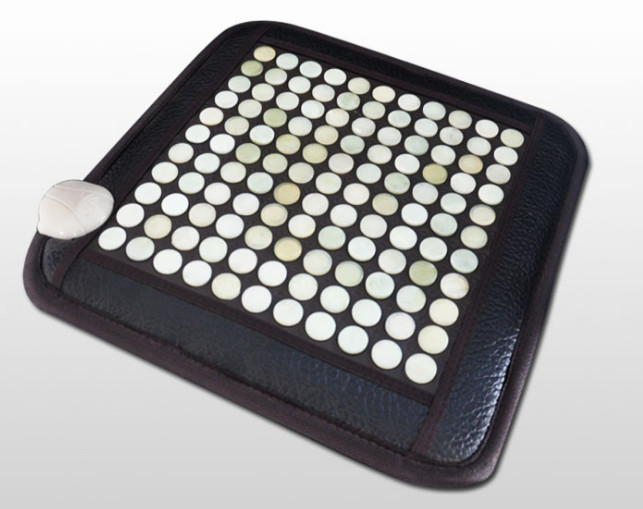 Wholesale Natural Jade Stone Infrared Heating Mat With Soft PU Leather On Both Sides from china suppliers