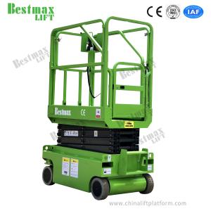Wholesale MX300S Self Propelled Hydraulic Scissor Lift Platform Green Color Long Life from china suppliers