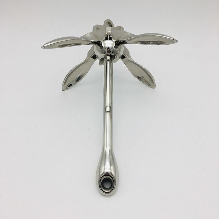 Wholesale 0.7KG 316 Stainless Steel  Kayak Fishing Kit / Folding Boat Anchor from china suppliers