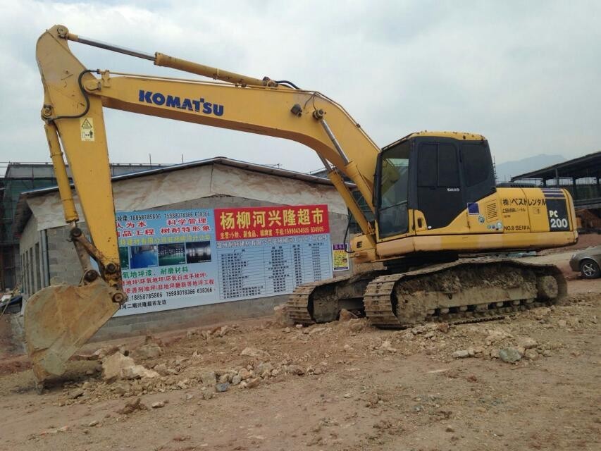 Buy cheap Used Japan Komatsu PC200-7 excavator also Komatsu PC200-5, PC200-6 digger for from wholesalers