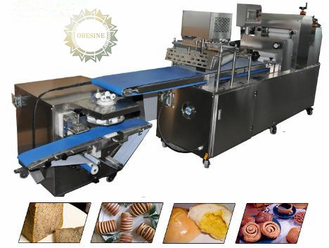 OBESINE FULL AUTOMATIC CROISSANT PASTRIES PRODUCTION LINE , PASTRIES BREAD MACHINES,dOUGH SHEETER FOR PASTRY