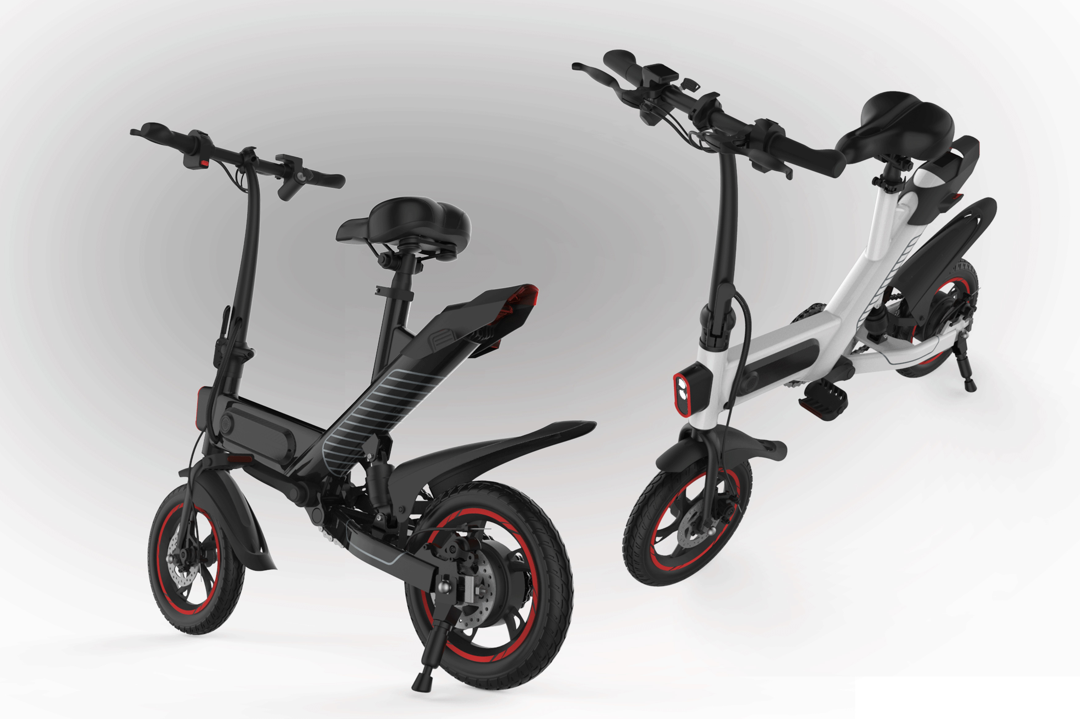 Wholesale Portable Collapsible Electric Bike , Folding Electric Bicycle With Disc Break System from china suppliers