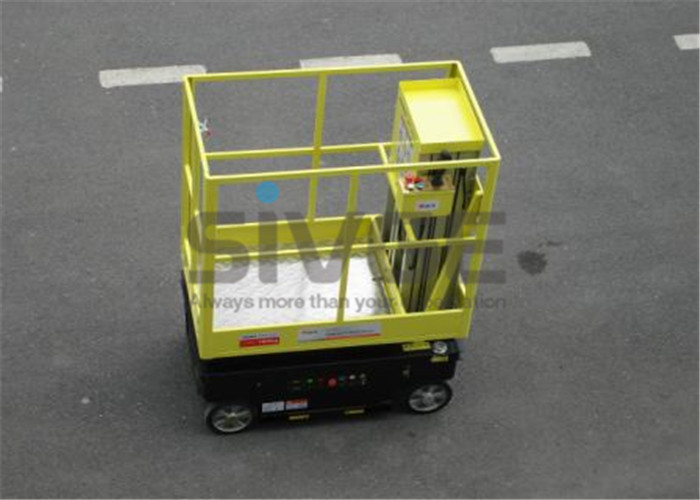 Wholesale Motor Driven / Self Driven Aluminum Work Platform 5m Working Height Dual Mast from china suppliers