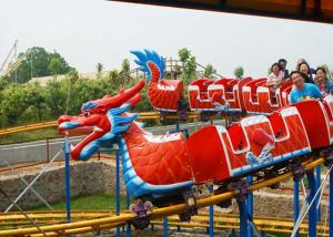 Wholesale Adjustable Speed Kiddie Dragon Coaster , Outdoor Amusement Park Rides from china suppliers