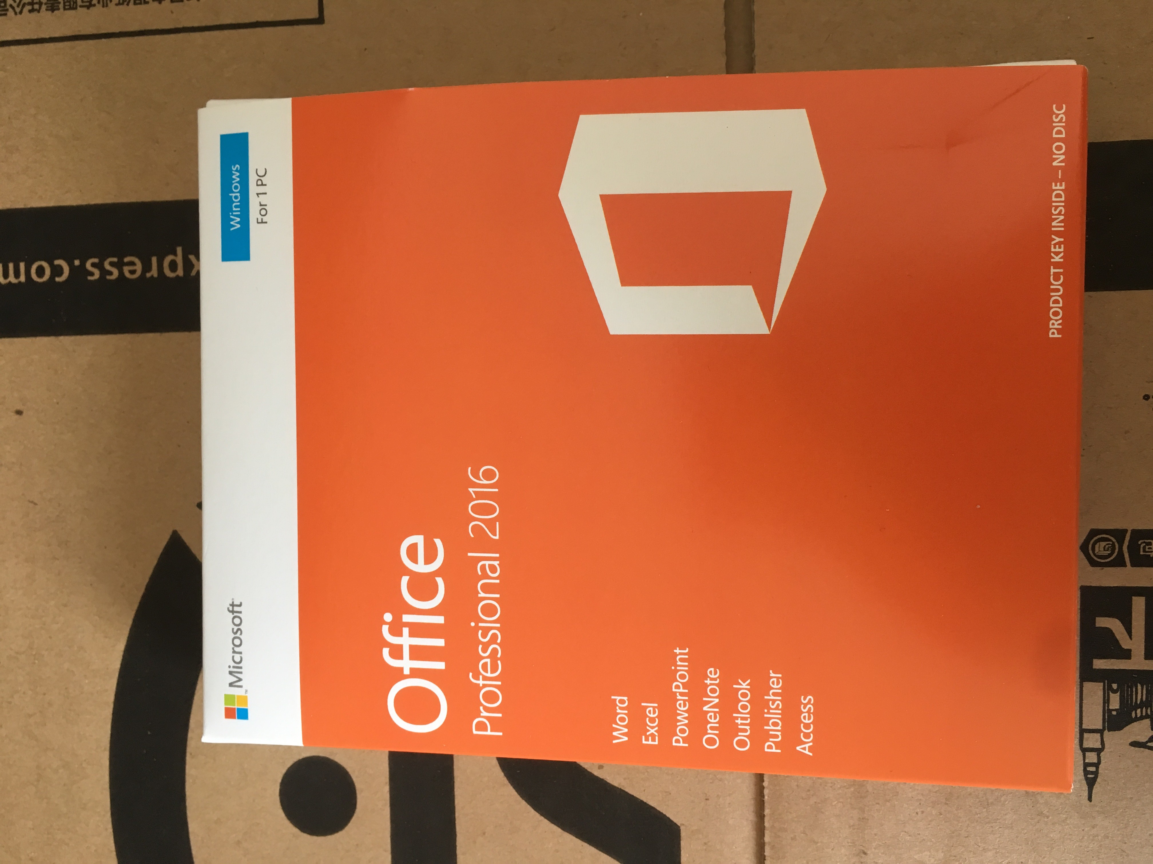 1 PC Microsoft Office Pro Plus 2016 Key , Full Version Microsoft Office 2016 Student