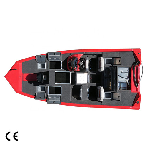 Wholesale Ce Certified 5.18m 17ft outboard Aluminum Bass Boat Leisure Yacht from china suppliers