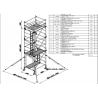 Buy cheap Stable Steel Scaffolding Systems Aluminum Mobile Lightweight Scaffold Tower from wholesalers