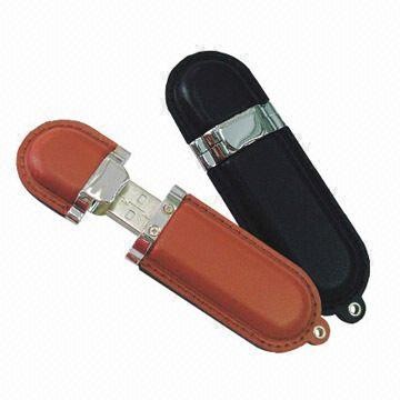 8gb Leather Flash Drive 32G 64G 128GB High Capacity Multi Color  68*20*13mm