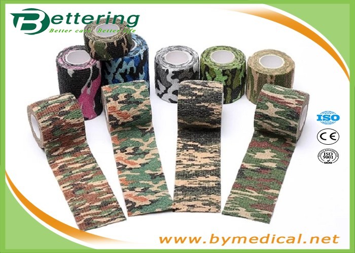 Wholesale Army Camping Hunting Camouflage Pattern Printing Non Woven Self Adhesive Elastic Bandage from china suppliers
