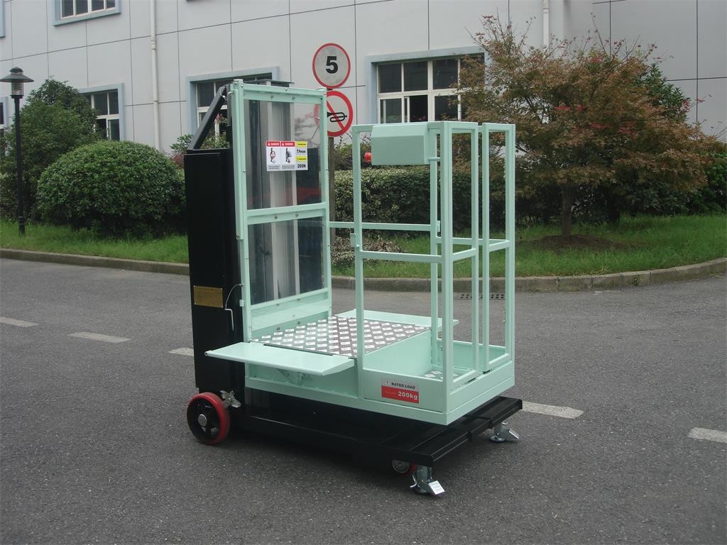 Wholesale 200kg Rated Load Aerial Order Picker Semi Electric 4.3m For One Person Stock Picking from china suppliers
