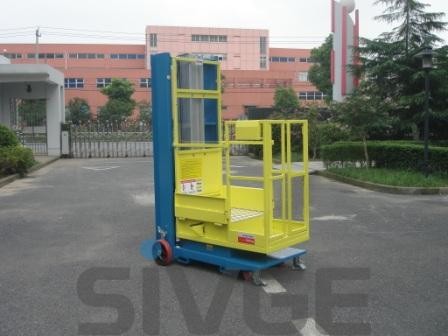 Wholesale Mobile Elevating Working Platform , 4.3m Semi - Electric Aerial Order Picker from china suppliers