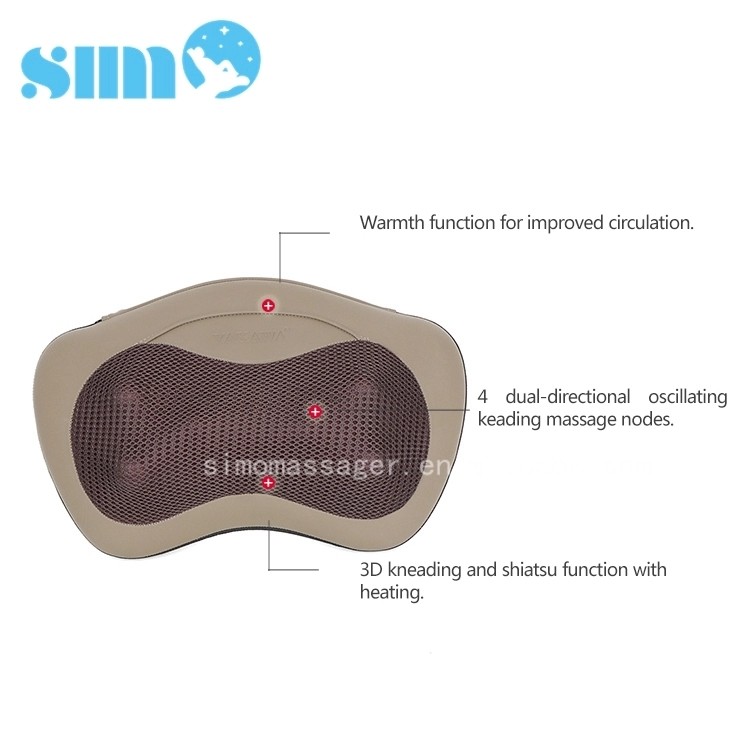 Wholesale Warming Electric Massage Pillow Home Neck And Shoulder Massage Pillow from china suppliers