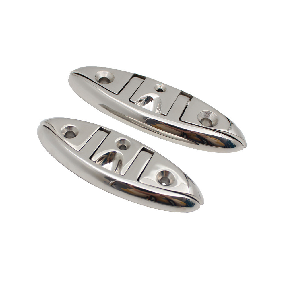 Wholesale 5Inch High Polished Marine Boat Cleats SS316 Marine Boat Hardware from china suppliers